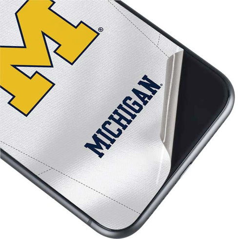 University of Michigan White Jersey iPhone 11 Skin